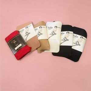 Ladies legwear tights nylons 6 pairs size Medium